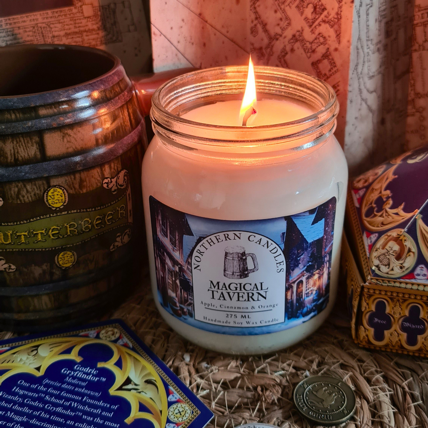Wizarding World Inspired Candle Set - 3x Scented Candles