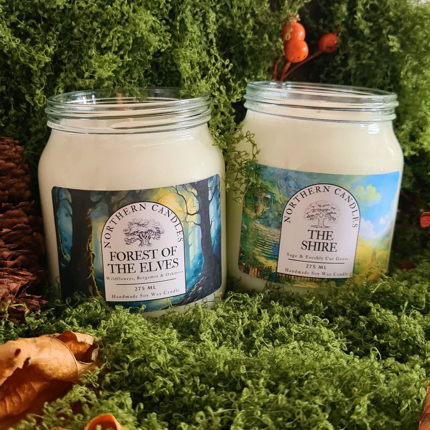 LOTR Inspired Candle Set - 3x Scented Candles